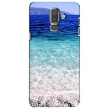 Силіконовий чохол з КАРТИНКАМИ літо для Samsung Galaxy J8-2018, J810 (AlphaPrint) (Море)
