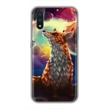 Чехлы с картинкой Лисички для Sansung Galaxy M01 (M015) (VPrint) (Лисица в космосе)