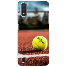 Чехлы с принтом Спортивная тематика для Sansung Galaxy M01 (M015) (Теннисный корт)