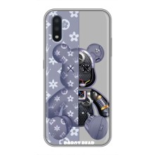 Крутые Чехлы Луи Виттон для Sansung Galaxy M01 (M015) (AlphaPrint) (Робот Мишка)