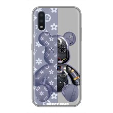 Силиконовый чехол для Sansung Galaxy M01 (M015) (Медведь Louis Vuitton)