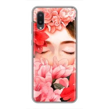 Чехлы (ART) Цветы на Samsung Galaxy M02 (M022) (VPrint) (Глаза в цветах)