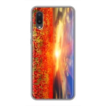 Чохол з картинкою (Стильні) Samsung Galaxy M02 (M022) - (AlphaPrint) (Поле тюльпанів)