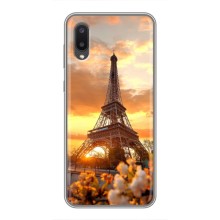 Чохол Ейфелева Вежа Samsung Galaxy M02 (M022) - (AlphaPrint) (Сонячня вежа)