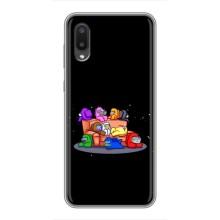 Чехол Амонг Ас для Samsung Galaxy M02 (M022) (AlphaPrint)