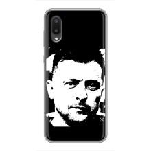 Чехол для Samsung Galaxy M02 (M022) (AlphaPrint - с принтом Зеленского) – Зеленский АРТ