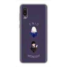 Чехлы Венсдей на Samsung Galaxy M02 (M022) Уэнсдей (AlphaPrint)