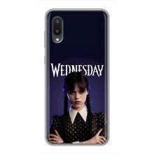 Чехлы Венсдей на Samsung Galaxy M02 (M022) Уэнсдей (AlphaPrint)