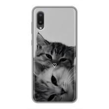 Чохол з малюнком кіт на Samsung Galaxy M02 (M022) – Пара котів