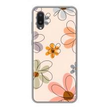Чохол з квітковим принтом на Samsung Galaxy M02 (M022) – Кольорові квіти