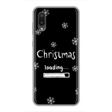 Різдвяні, Святкові Чохли для Samsung Galaxy M02 (M022) (Christmas loading)