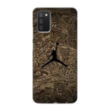 Чохли для Samsung Galaxy M02s - з картинкою JORDAN (AlphaPrint) (Logo Jordan)