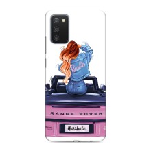 Чехол с печатью для Samsung Galaxy M02s - (Мода) (AlphaPrint) (На машине)