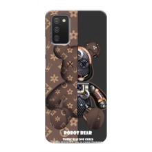 Крутые Чехлы Луи Виттон для Samsung Galaxy M02s (AlphaPrint) (Медведь Луи Витон)