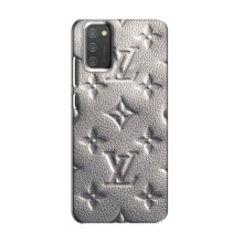 Текстурный Чехол Louis Vuitton для Самсунг Галакси М02с – Бежевый ЛВ