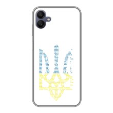 Чехлы для Samsung Galaxy M05  Укр. Символика (AlphaPrint) (Герб из букв)