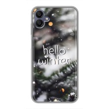 Новогодние, Праздничные Чехлы для Samsung Galaxy M05 - 2024 год – Hello winter