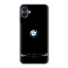 Силиконовый бампер с картинкой машины на Samsung Galaxy M05 – Черный BMW