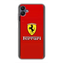 Силіконовий бампер з картинкою машини на Samsung Galaxy M05 – Ferrari Logo