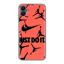 Силиконовый Чехол Nike Air Jordan на Галаксі М05 – Just Do It