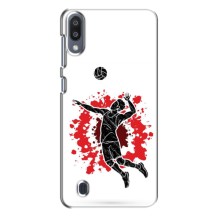Чехлы с принтом Спортивная тематика для Samsung Galaxy M10 (M105) – Волейболист