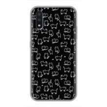 Чохол з принтом для Samsung Galaxy M10 (M105) (AlphaPrint) Модні коти (Маленькі котики)