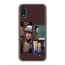 Чехол для Samsung Galaxy M10 (M105) (AlphaPrint - с принтом Зеленского) – Президент