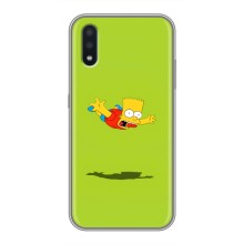 Чjхол з Сімпсонами для Samsung Galaxy M10 (M105) (VPrint) (Барт Сімпсон)