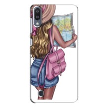 Чехол Стильные девушки на Samsung Galaxy M10 (M105) (Девушка Путешественник)