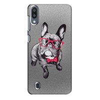 Чехол (ТПУ) Милые собачки для Samsung Galaxy M10 (M105) (Бульдог в очках)