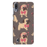 Чехол (ТПУ) Милые собачки для Samsung Galaxy M10 (M105) – Собачки Мопсики