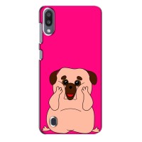 Чехол (ТПУ) Милые собачки для Samsung Galaxy M10 (M105) (Веселый Мопсик)