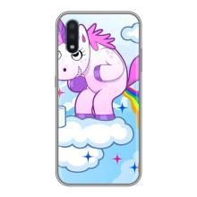 Чехол Unicorn на Samsung Galaxy M10 (M105) (Радуга единорожка)