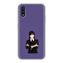 Чохли Венсдей на Samsung Galaxy M10 (M105) Уенсдей (AlphaPrint) (Венздей у чорному)