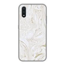 Мраморний чехол на Samsung Galaxy M10 (M105) (VPrint) (Білий мрамор)