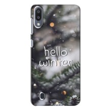 Новогодние, Праздничные Чехлы для Samsung Galaxy M10 (M105) - 2024 год – Hello winter