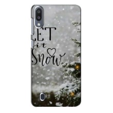 Новорічні, Святкові Чохли для Samsung Galaxy M10 (M105) - 2024 год – Let it snow