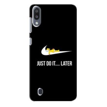 Силиконовый Чехол на Samsung Galaxy M10 (M105) с картинкой Nike – Later
