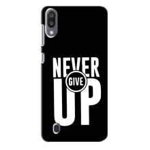 Силиконовый Чехол на Samsung Galaxy M10 (M105) с картинкой Nike – Never Give UP
