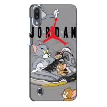 Силиконовый Чехол Nike Air Jordan на Самсунг М10 (Air Jordan)