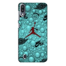 Силиконовый Чехол Nike Air Jordan на Самсунг М10 – Джордан Найк