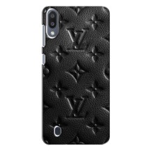 Текстурный Чехол Louis Vuitton для Самсунг М10 (Черный ЛВ)