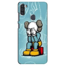 Чехлы для Samsung Galaxy M11 - Bearbrick Louis Vuitton (PREMIUMPrint) (Плач Bearbrick)