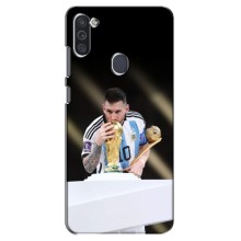 Чехлы Лео Месси Аргентина для Samsung Galaxy M11 (Кубок Мира)