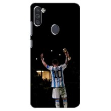 Чехлы Лео Месси Аргентина для Samsung Galaxy M11 (Лео Чемпион)