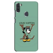 Чехлы Луи Витон для Samsung Galaxy M11 (AlphaPrint - LOUIS VUITTON) (Микки Маус LV)