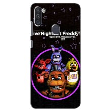 Чехлы Пять ночей с Фредди для Самсунг Галакси М11 – Лого Фредди