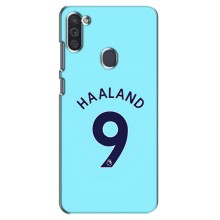 Чехлы с футболистом Ерлинг Холанд для Samsung Galaxy M11 (AlphaPrint) (Ерлинг Холанд 9)