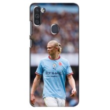 Чехлы с футболистом Ерлинг Холанд для Samsung Galaxy M11 (AlphaPrint) (Эрлинг Холанд)