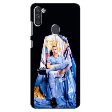 Чехлы с футболистом Ерлинг Холанд для Samsung Galaxy M11 (AlphaPrint) (футболист Холанн)